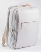 plecak - jednokolorowy - bialy