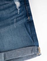 Kratke traperice - Fiksna nogavica - plava