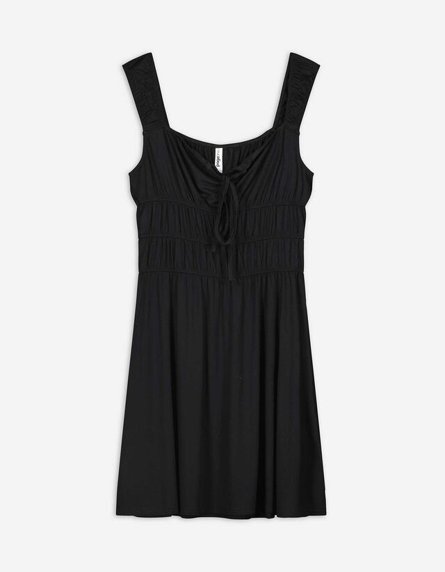 Kleid - Viskose-Anteil - schwarz
