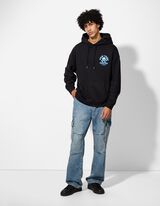 Sweatshirt - Rückenprint - schwarz