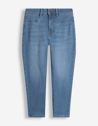 Pantacourt - Coupe Skinny Fit - Bleu