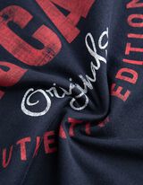 Marškinėliai - Užrašas - tamsiai melynas