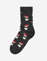 Chaussettes - Le jour de Noël - Gris