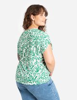 T-shirt - LENZING&trade; ECOVERO&trade; - bialy