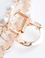 plaukų papuo&scaron;alai - Dekoratyvūs perlai - auksinis