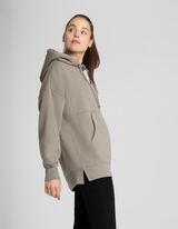 Felpa con cappuccio - Oversized Fit - verde