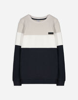 Pullover - Blocchi di colore - grigio chiaro
