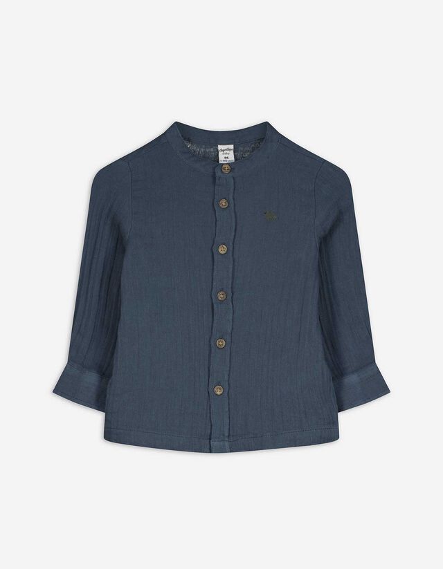 Camicia - Cotone - turchese