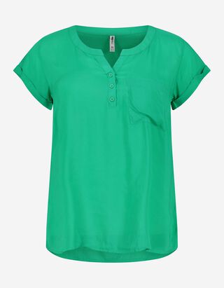 Haut en dentelle - Viscose - Vert