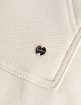 Šaty - Kapucňa s tunelovým sťahovaním - bezova