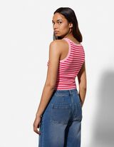 T&iacute;lko - Žebrov&aacute; struktura - Svetle ružov&aacute;