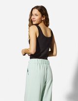 pleteni vrh - Mje&scaron;avina viskoze - crna