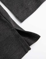 Hosszú ujjú felső - Kerek nyakkivágás - sötétszürke