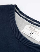 Pullover - Scollo rotondo - blu scuro