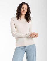 Pullover - Misto viscosa - beige