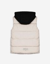 pikowana kamizelka - Odpinany kaptur - bez