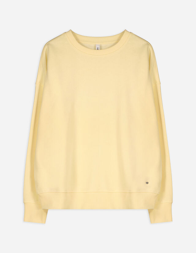 Sweatshirt - lichtgeel