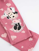 Set composto da maglia a manica lunga e leggings - Minnie - rosa
