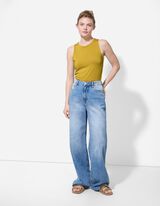 Top - Slim Fit - giallo