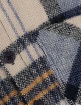 Hemd - Woll-Optik - dunkelblau