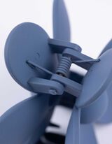 Haarklammer - einfarbig - blau