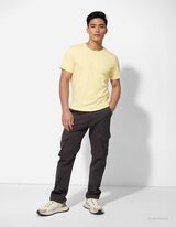 T-Shirt - einfarbig - hellgelb