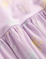 Kleid - Allover-Muster - lila