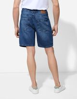 Jeansshorts - Straight Fit - blau