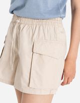 Cargo šortky - Twill - béžová