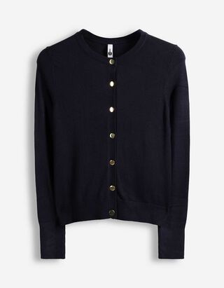 Vest - Knoopsluiting - donkerblauw