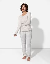 Haut de pyjama - Inscription - blanc