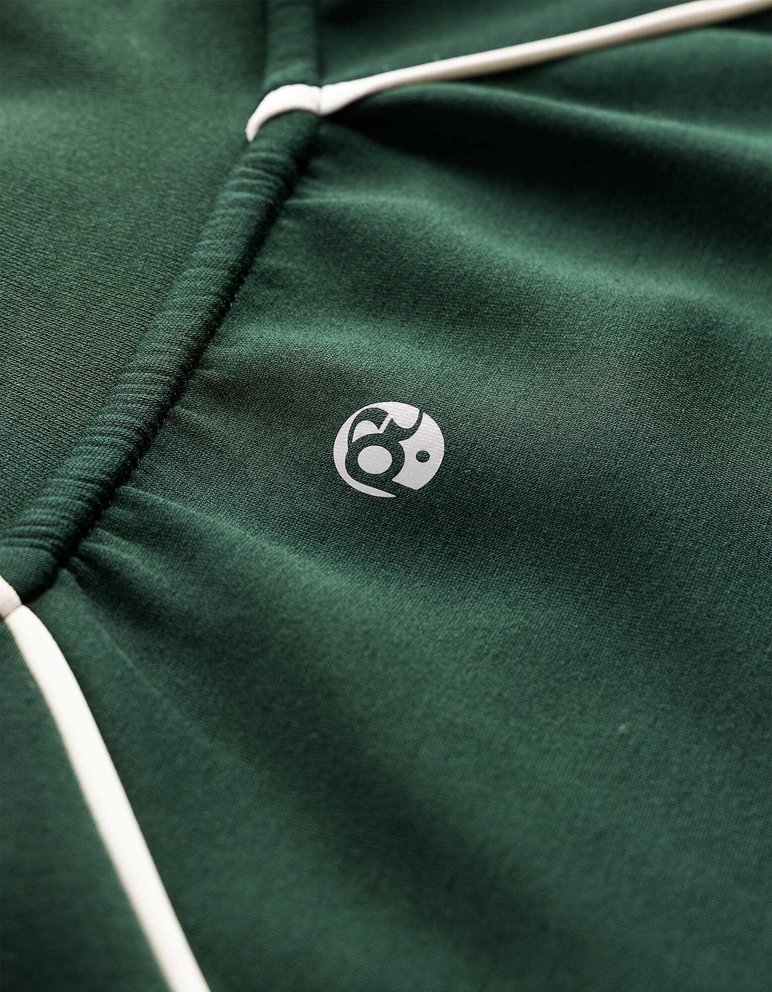 Sweatjacke - Loose Fit - Dunkelgr&uuml;n