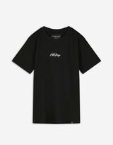 Tricou - Imprimeu mesaj - Negru