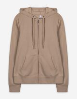 Sweatjacke - beige