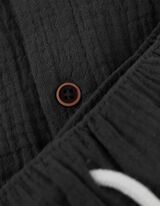 Set van overhemd en shorts - Mousseline - donkergrijs