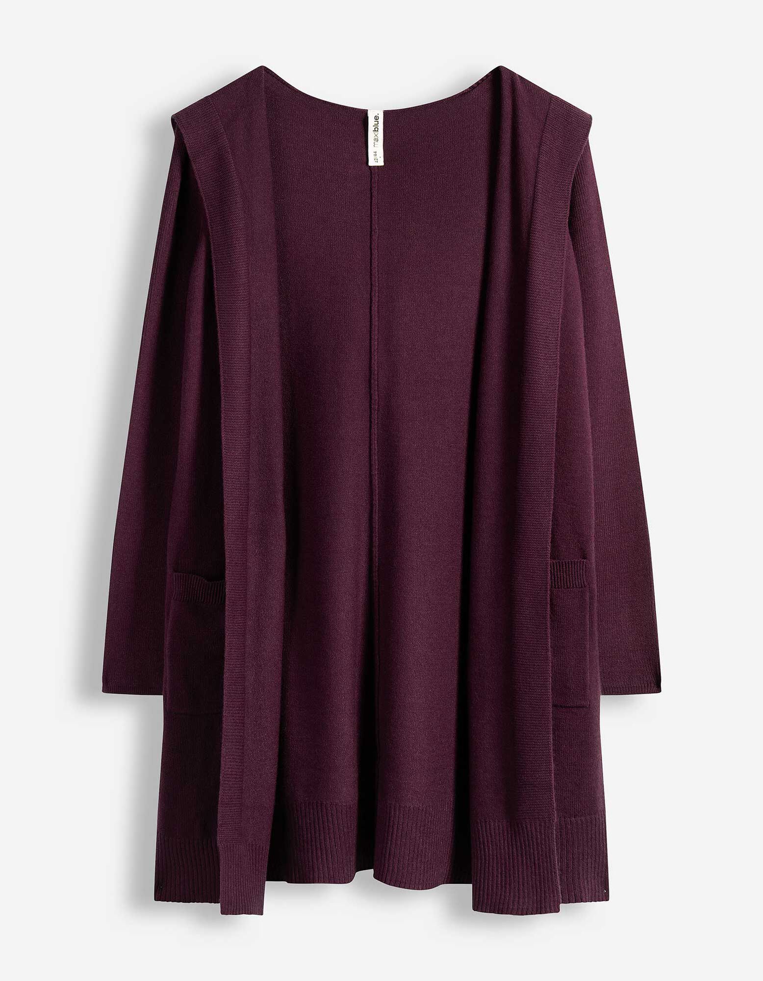 Cardigan - einfarbig - Dunkelrot