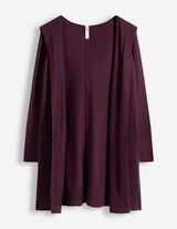 Cardigan - einfarbig - Dunkelrot