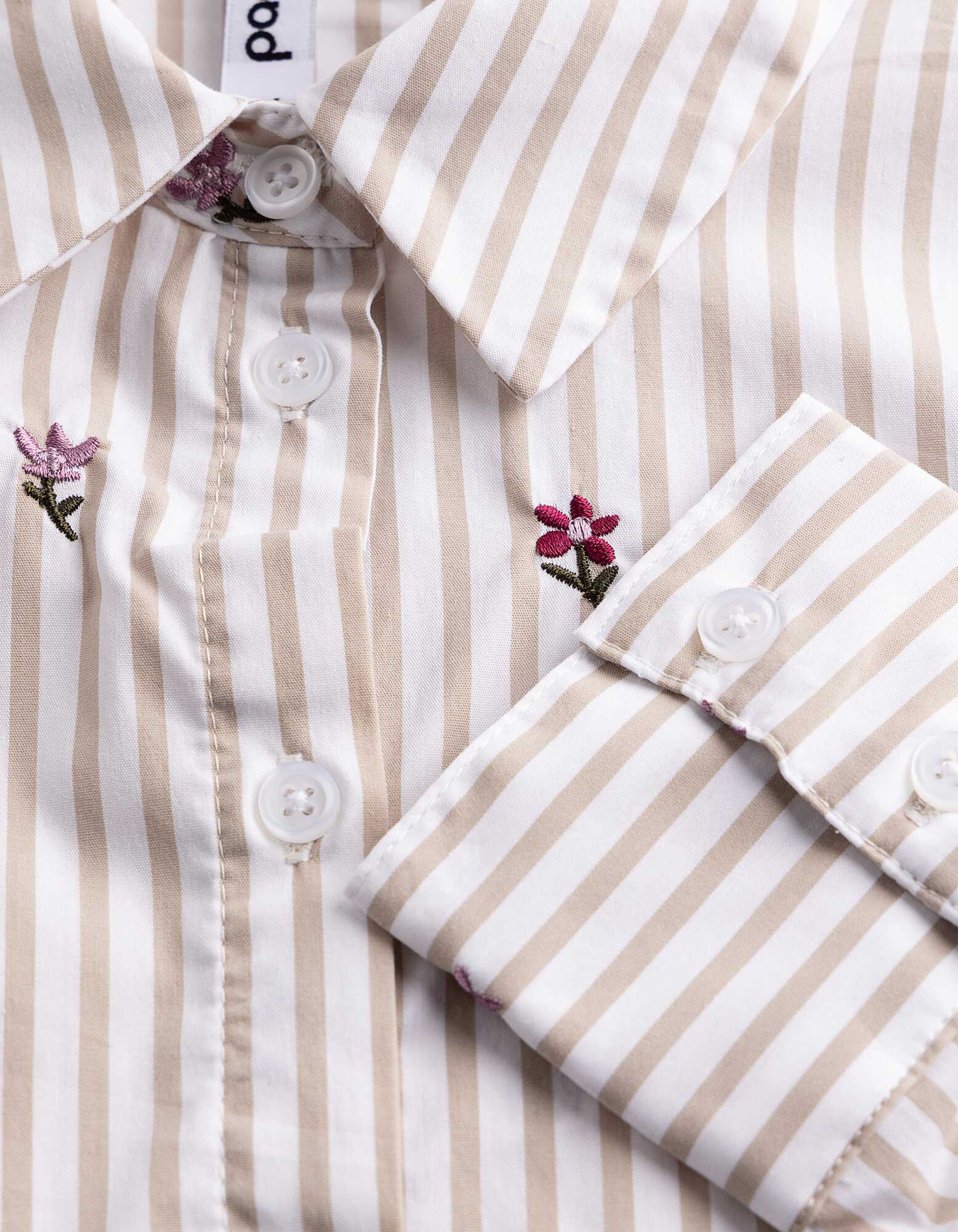Bluse - Beige