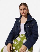 Blouson - Katoen - Donkerblauw