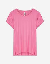 T-Shirt - Viskose-Mix - pink