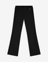 Hose - Bootcut Fit - schwarz