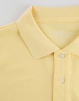 Polo - Chiusura tramite bottone - giallo chiaro