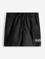 Badehose - einfarbig - schwarz