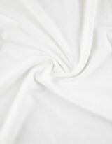 T-shirt - Watervalhals - wit