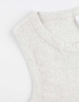 Ujjatlan felső - Bord&aacute;zott - sz&uuml;rke