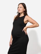 Umstandskleid - figurbetont - schwarz