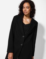 Kabát - Gyapjú megjelenés - fekete