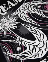 Meleg&iacute;tőfelső - H&aacute;tul nyomtatott minta - fekete