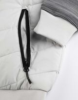 Prešívaná bunda - Vodoodpudivá - svetloseda