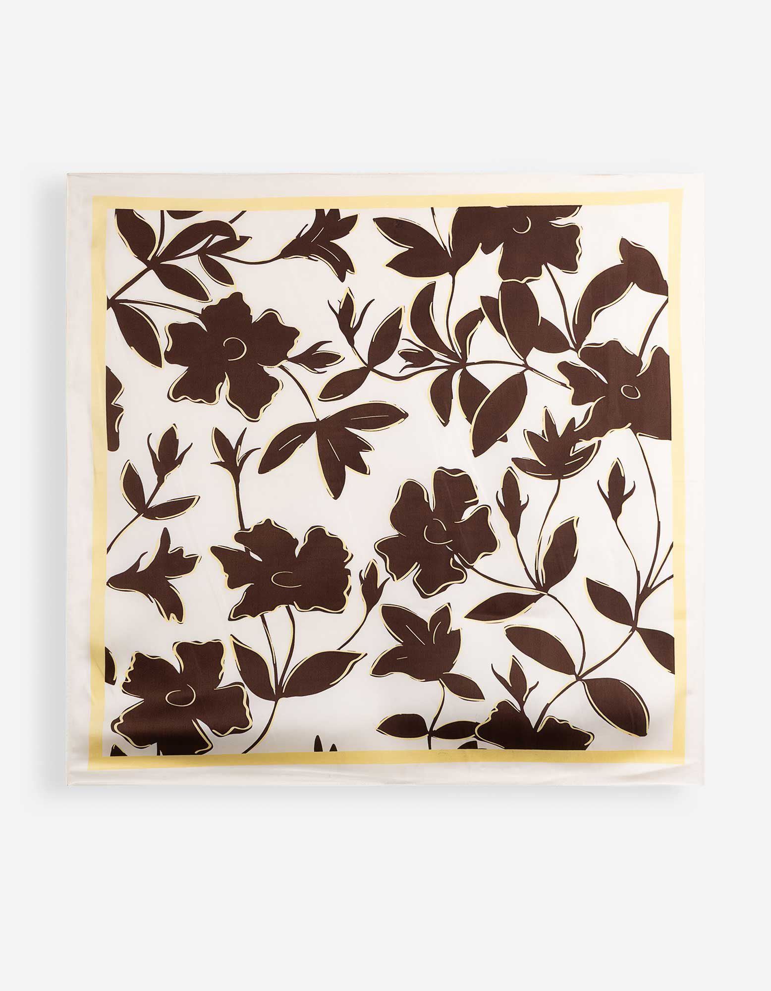 Sjaaltje - Bloemen - geel